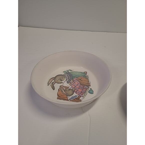 Oneida Deluxe Melamine Peter Rabbit Vintage Children’s 6" (2) Bowls #3243 - Picture 7 of 7